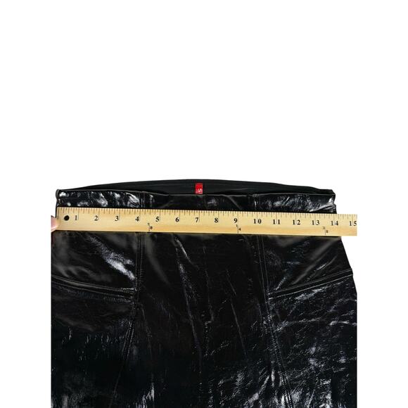 Women's Spanx Black Faux Leather High Rise Leggings Size Large - Picture 7 of 10